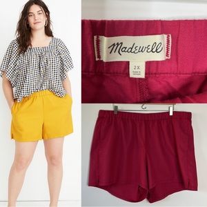 MADEWELL Pull On Elastic Waist Shorts Size 2X (Like New)